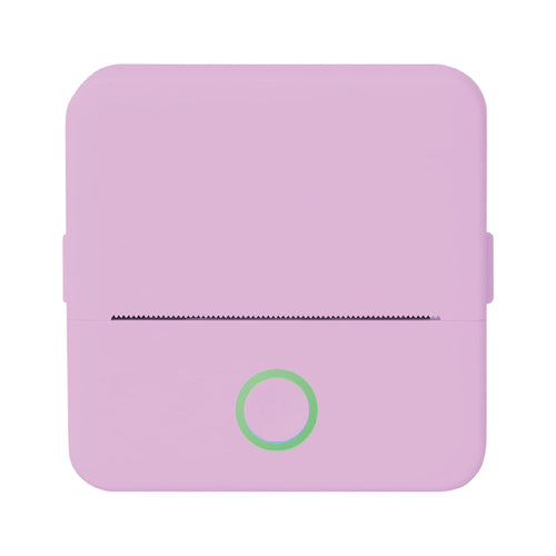 CTP500 Bluetooth Mini Portable Inkless Thermal Printer & Label Maker + Paper, Android & Ios (Purple)